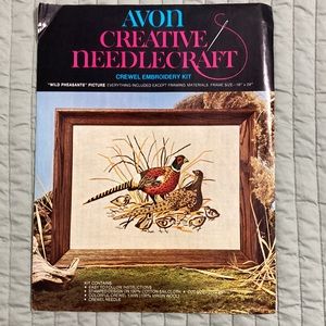 Vintage AVON Crewel Embroidery Kit (1973)